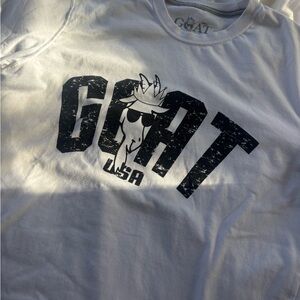 Goat Usa White Graphic Tee